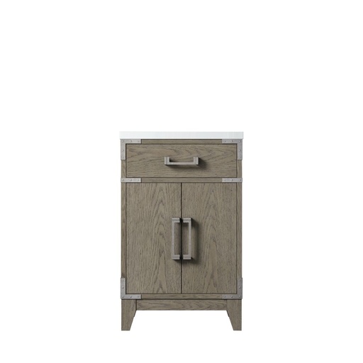 [LVL20SR500] Laurel 20 in W x 18 in. D Grey Oak Single Bath Vanity and Acrylic Top