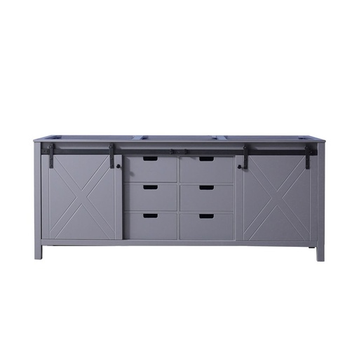 [LVM80DB000] Marsyas 80 in W x 22 in. D Dark Grey Double Bath Vanity
