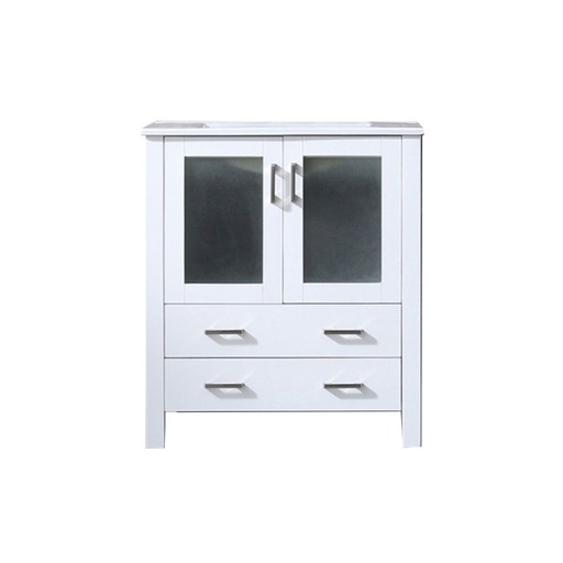 [LV341830SAES000] Volez 30 in W x 18.25 in. D White Bath Vanity and White Ceramic Top
