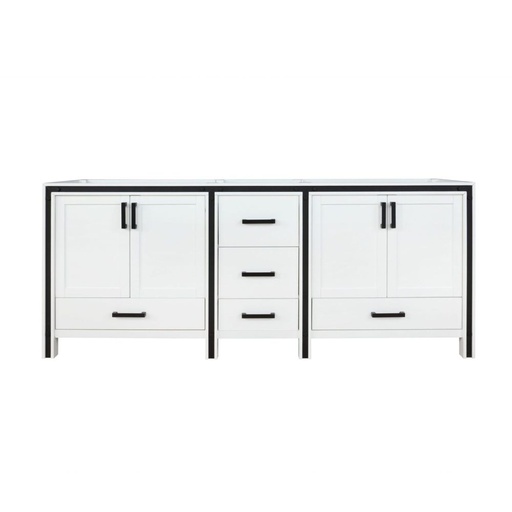 [LVZV84DA000] Ziva 84 in W x 22 in. D White Double Bath Vanity