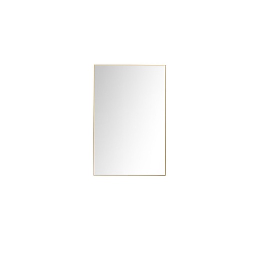 [LMSS2836BG] Abbey 28 in W x 36 in H Brushed Gold Mirror