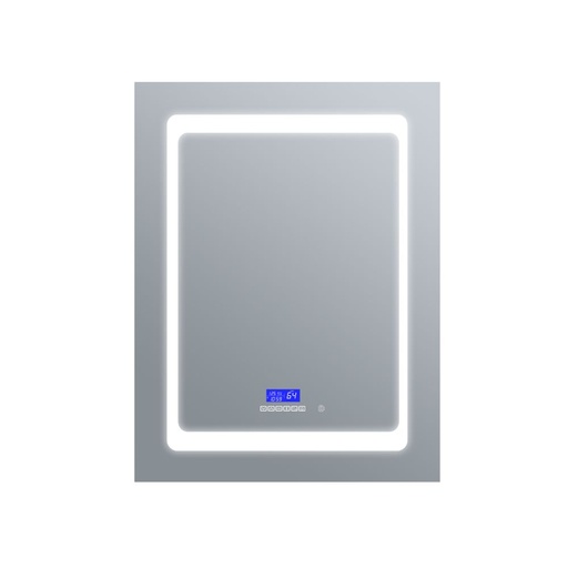 [LB2436LEDMC] Bracciano 24 in. W x 36 in. H Surface-Mount LED Mirror Medicine Cabinet with Defogger