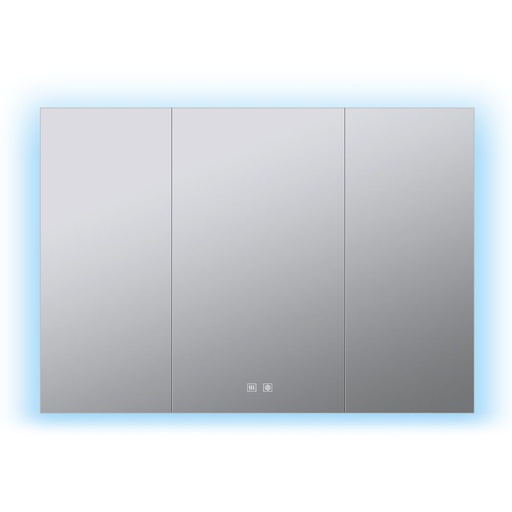 [LLMCCO4832] Corsica 48 in W x 32 in H Surface-Mount LED Mirror Medicine Cabinet with Defogger