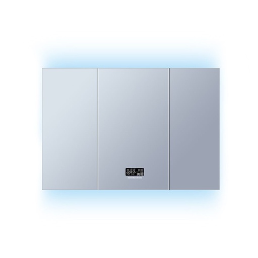 [LS4832LEDMC] Savera 48 in. W x 32 in. H Recessed or Surface-Mount LED Mirror Medicine Cabinet with Defogger