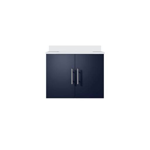 [LVG24SE300] Geneva 24 in. W x 22 in. D Navy Blue Bath Vanity and Cultured Marble Top
