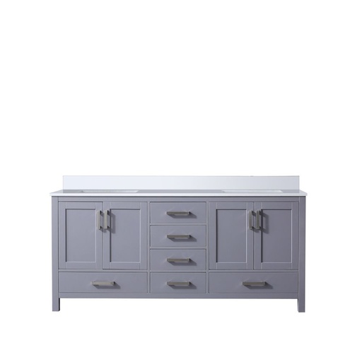 [LVJ72DB300] Jacques 72 in. W x 22 in. D Dark Grey Bath Vanity and Cultured Marble Top