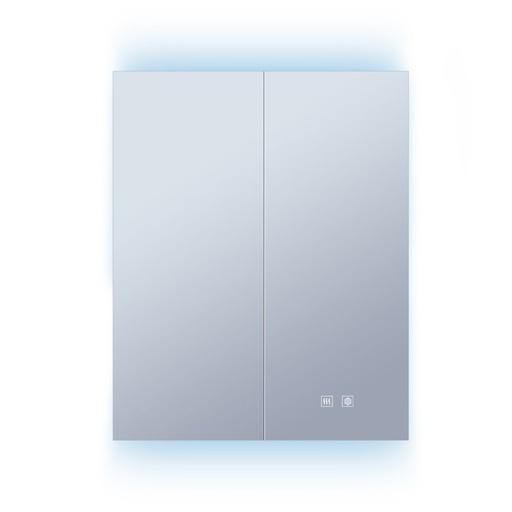 [LLMCCO2430] Corsica 24 in W x 30 in H Surface-Mount LED Mirror Medicine Cabinet with Defogger